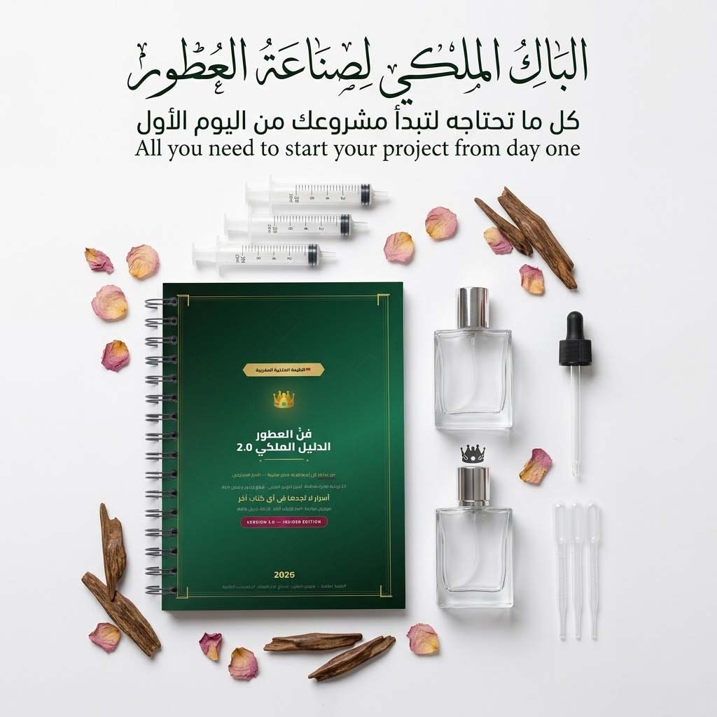 ‫الباك الملكي لصناعة العطور 🎯 — الدليل الملكي 2.0 + Starter Pack كامل | ابدأ مشروعك من اليوم الأول‬